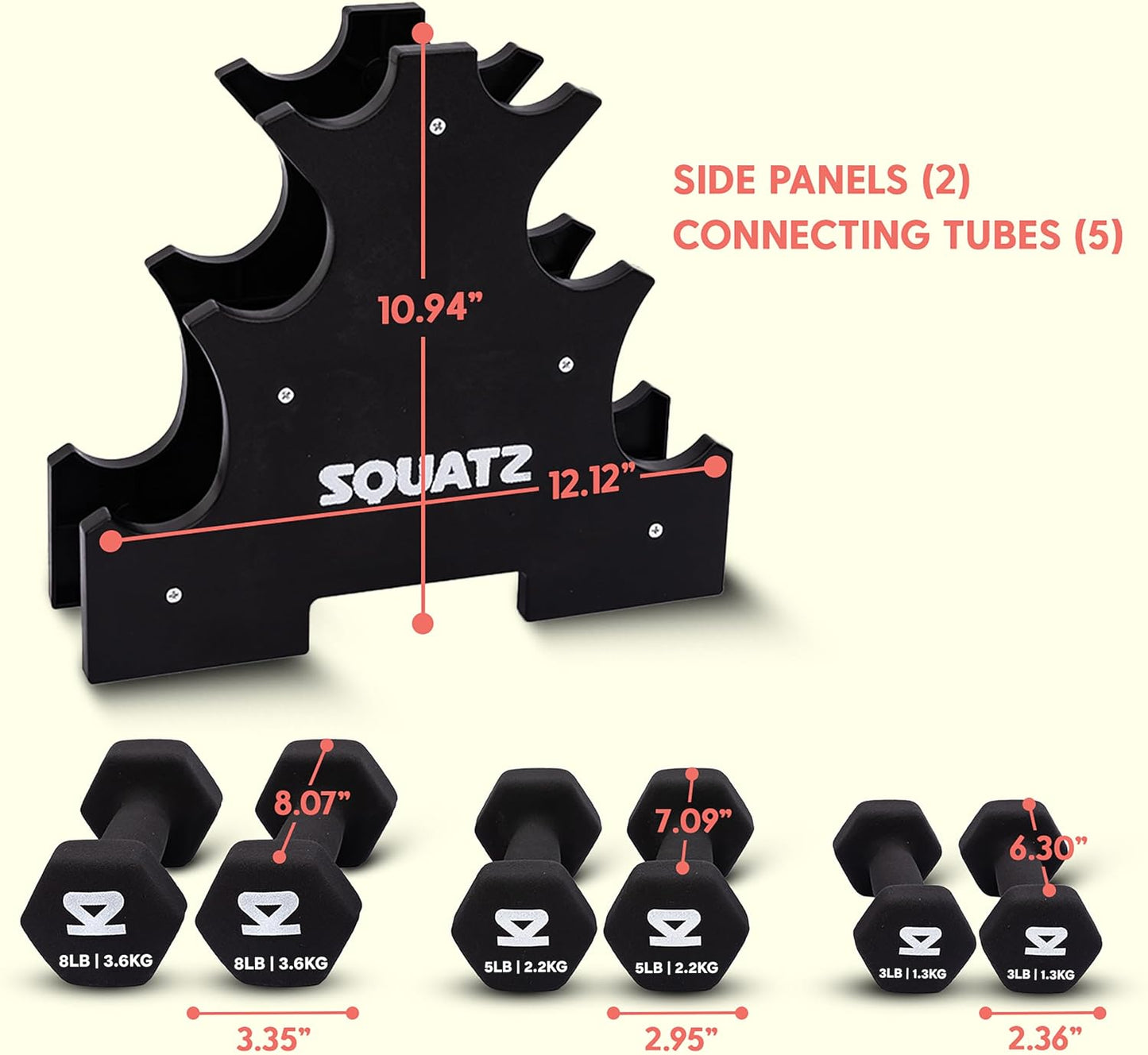 Stylish Home Dumbbell Set
