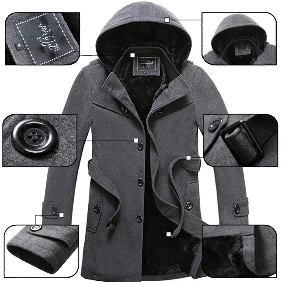 Cozy Winter Trench Coat