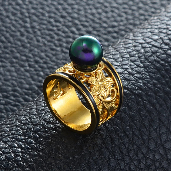 Elegant Hawaiian Pearl Ring