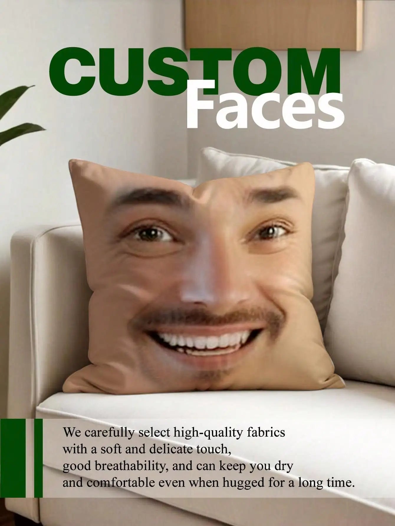 Custom Face Pillow Fun Gift