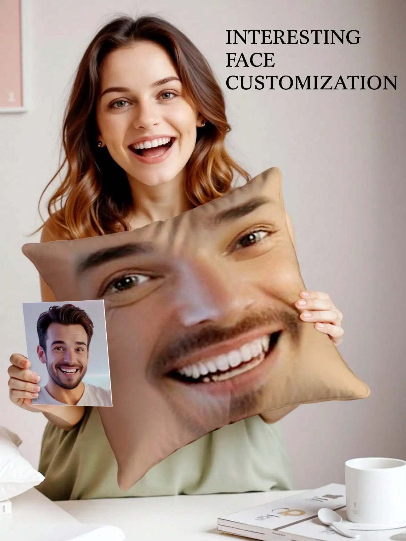Custom Face Pillow Fun Gift
