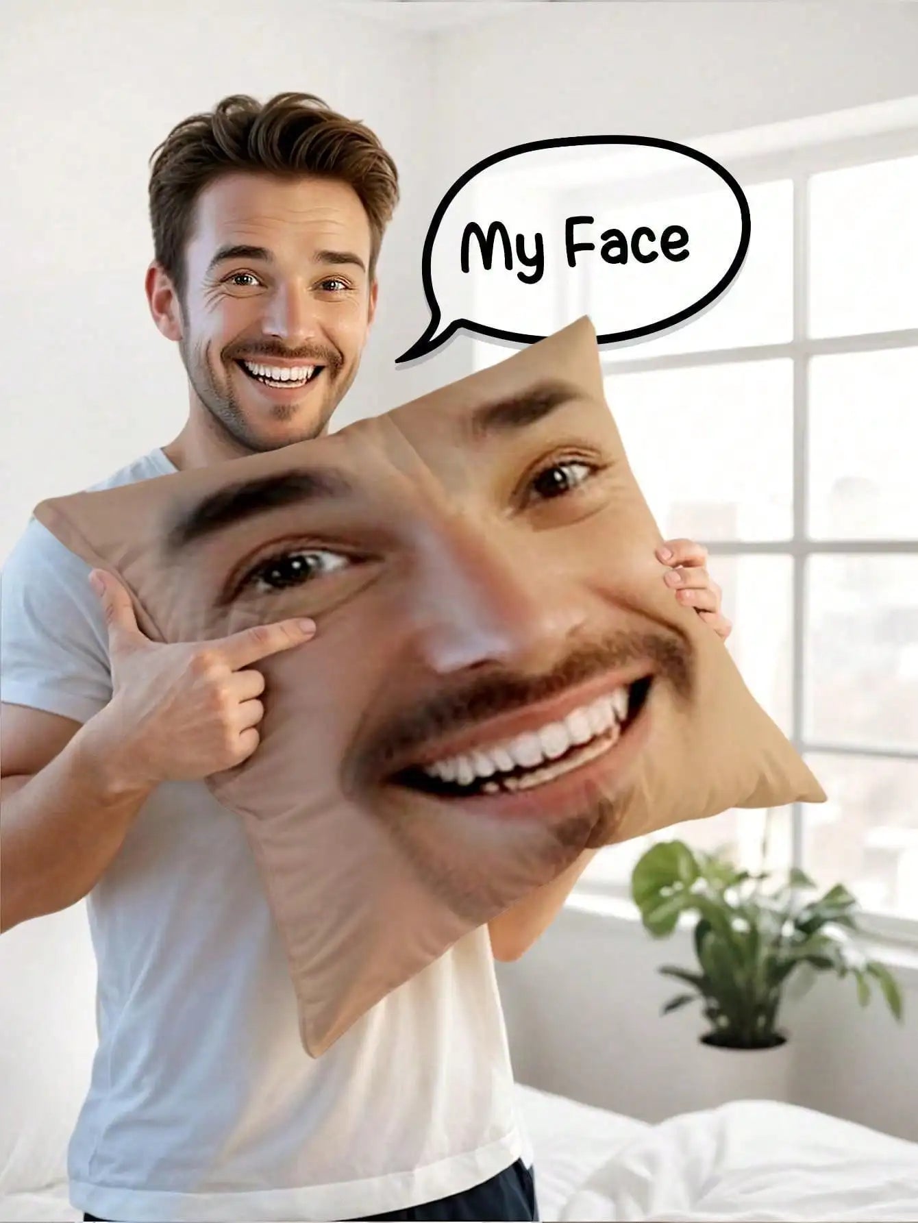 Custom Face Pillow Fun Gift