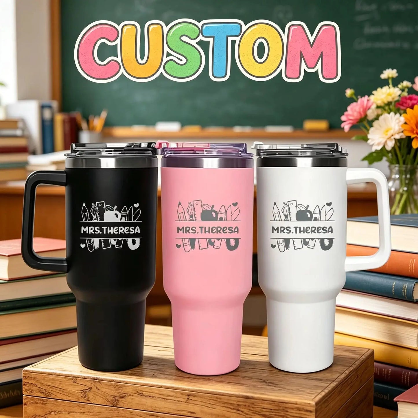 Personalized Teacher Tumbler Gift