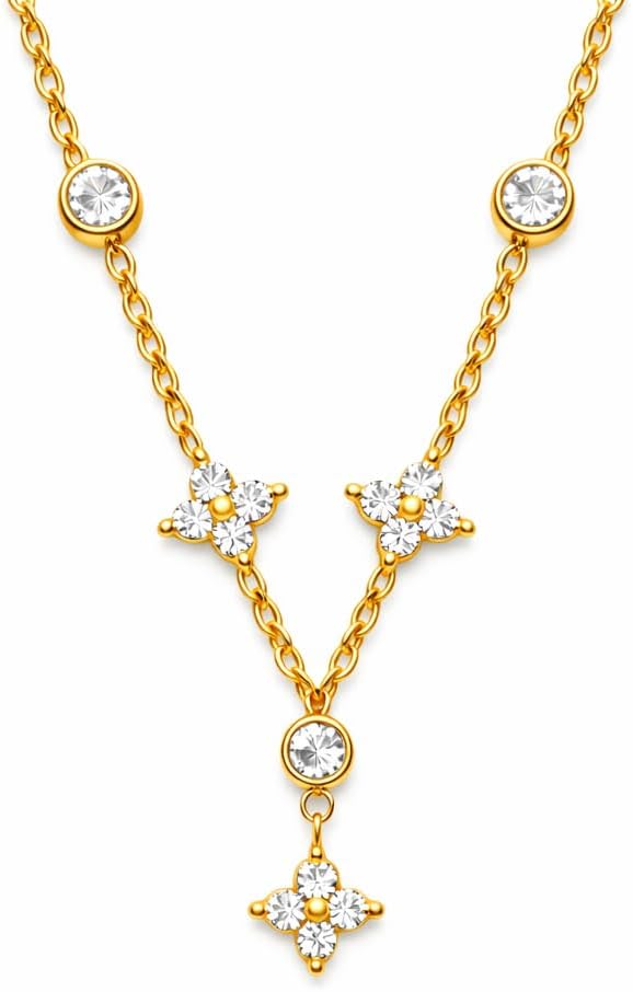 Chic Clover Charm Necklace