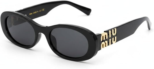 Chic Retro Oval Sunglasses