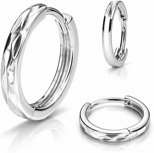 Elegant Huggie Hoop Earrings