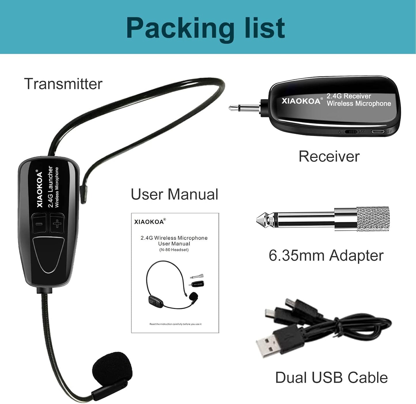 Wireless Headset Microphone