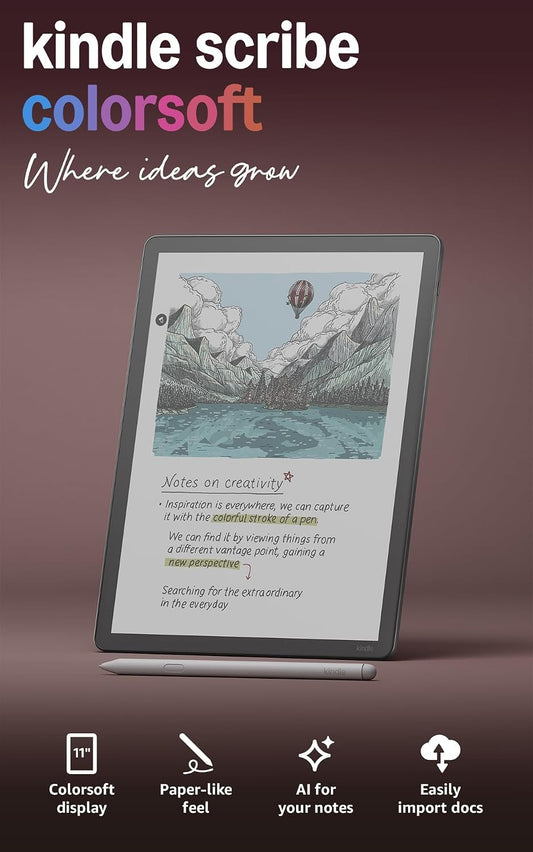 Colorful Kindle Writing Delight
