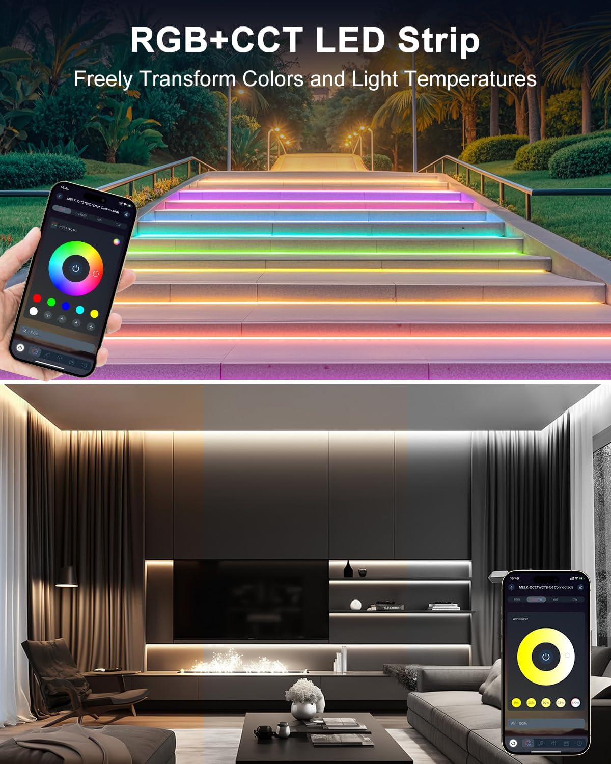 Colorful Glow Strip Lights