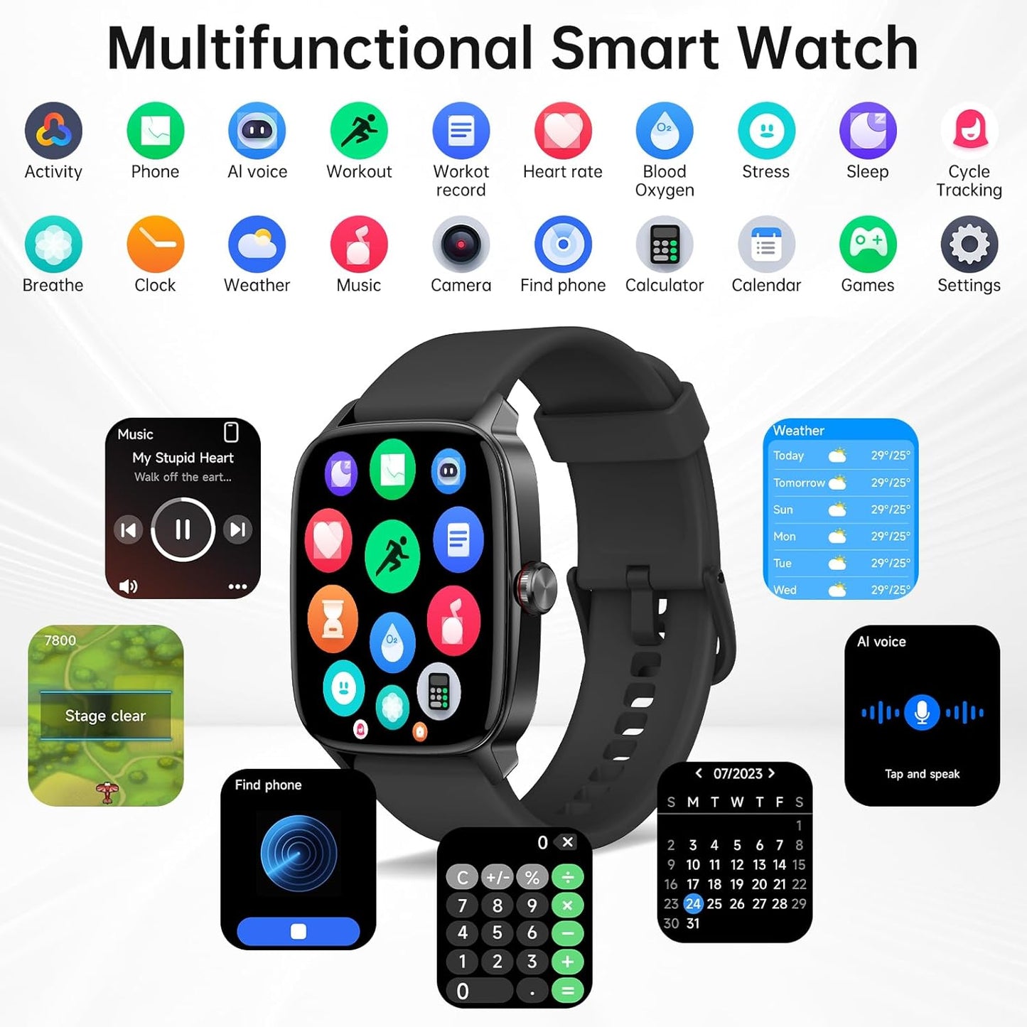Smart Style Wellness Watch