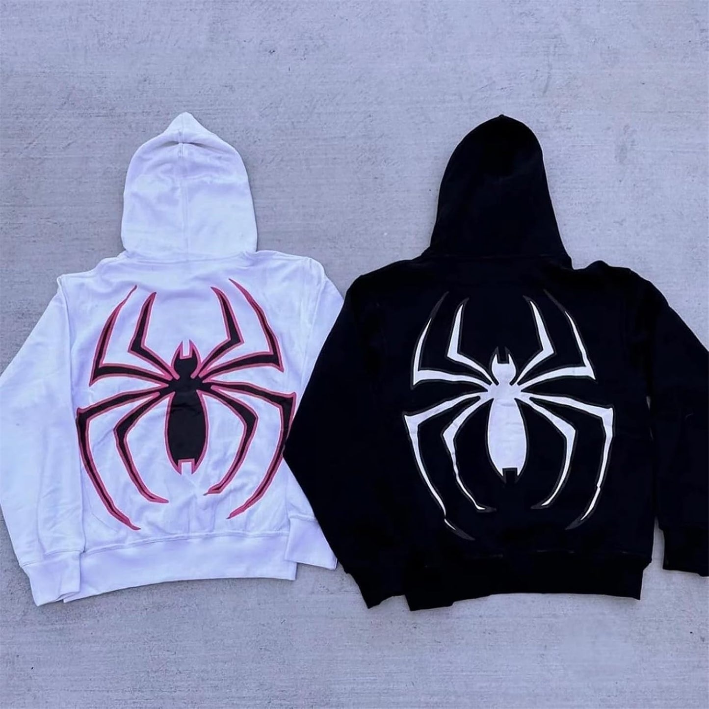 Stylish Spider Zip-Up Hoodie