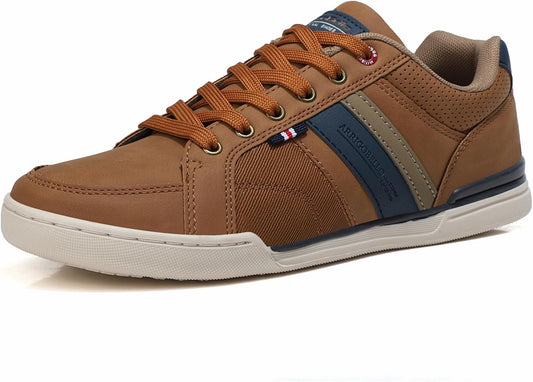 Stylish Men's Leather Sneakers
