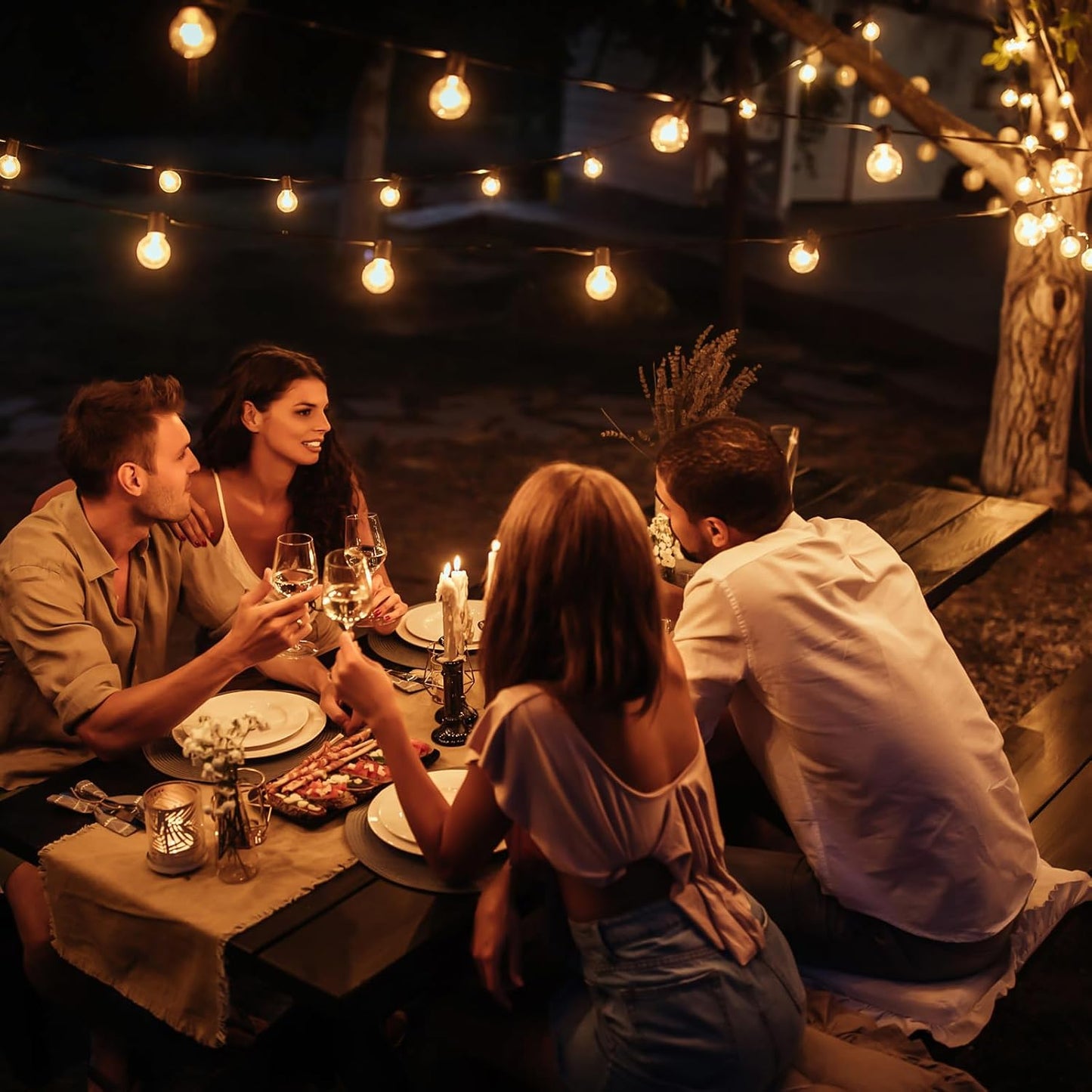 Festive Glow Outdoor Lights