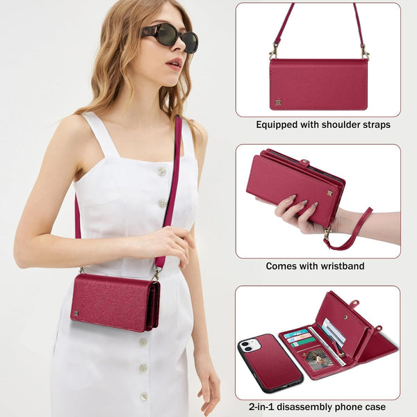 Chic iPhone Wallet & Case Combo