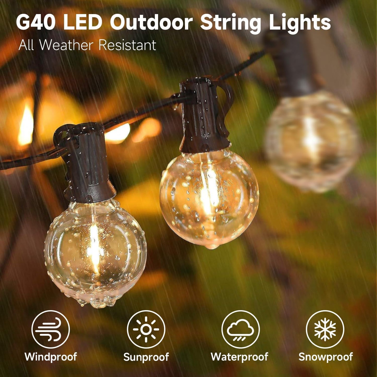 Festive Glow Outdoor Lights
