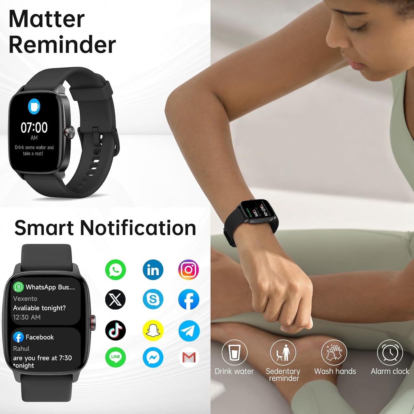 Smart Style Wellness Watch