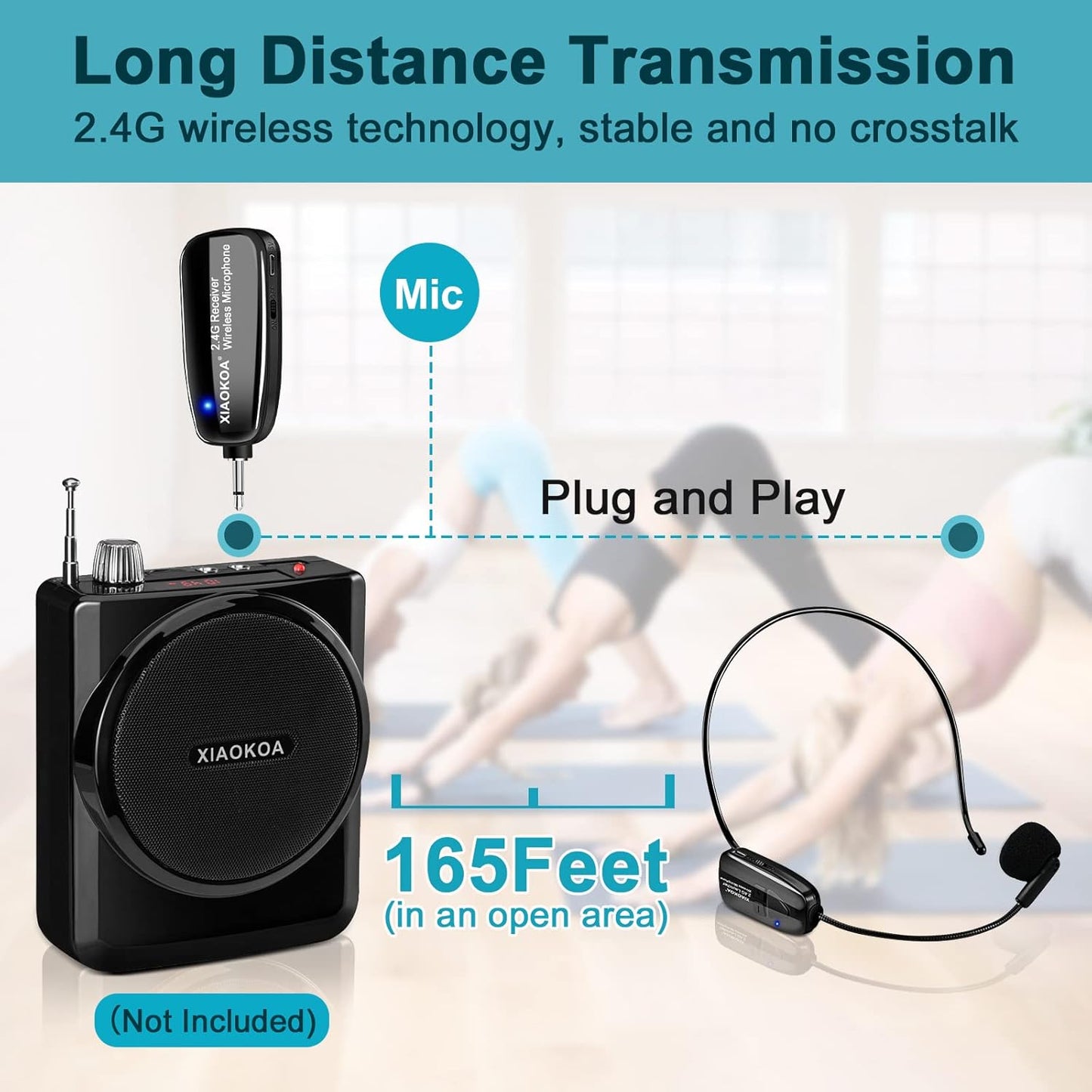 Wireless Headset Microphone