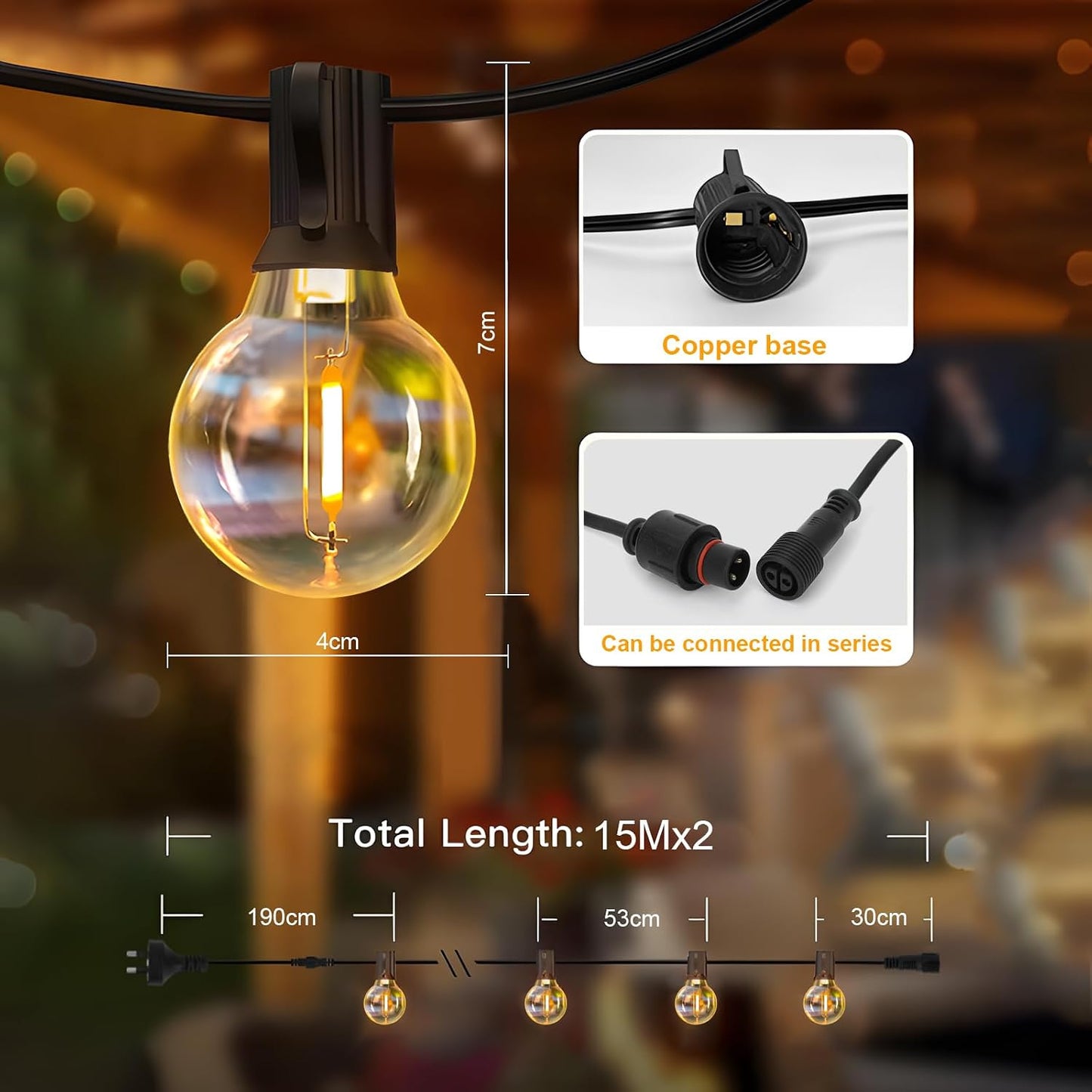 Festive Glow Outdoor Lights