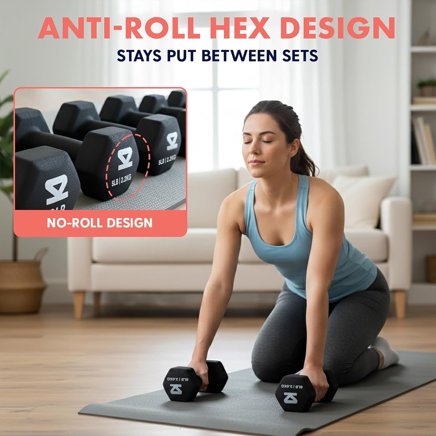 Stylish Home Dumbbell Set
