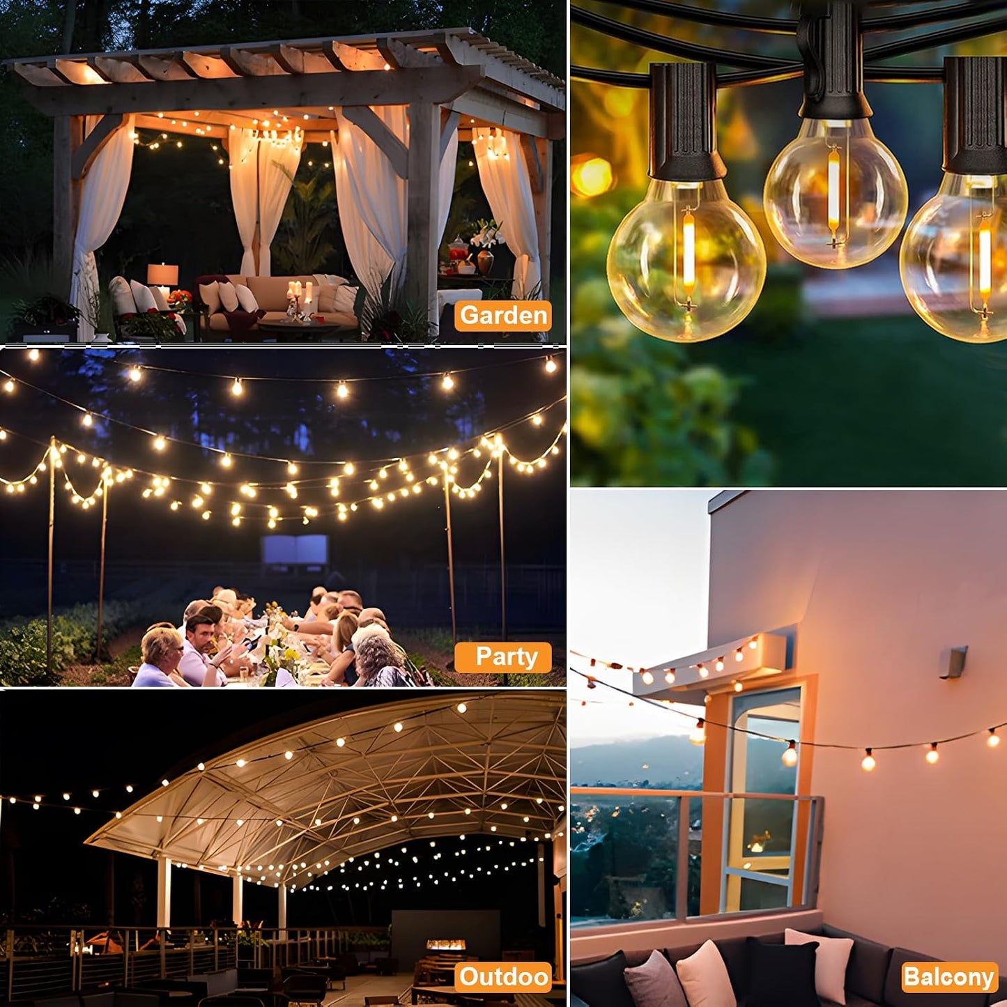 Festive Glow Outdoor Lights