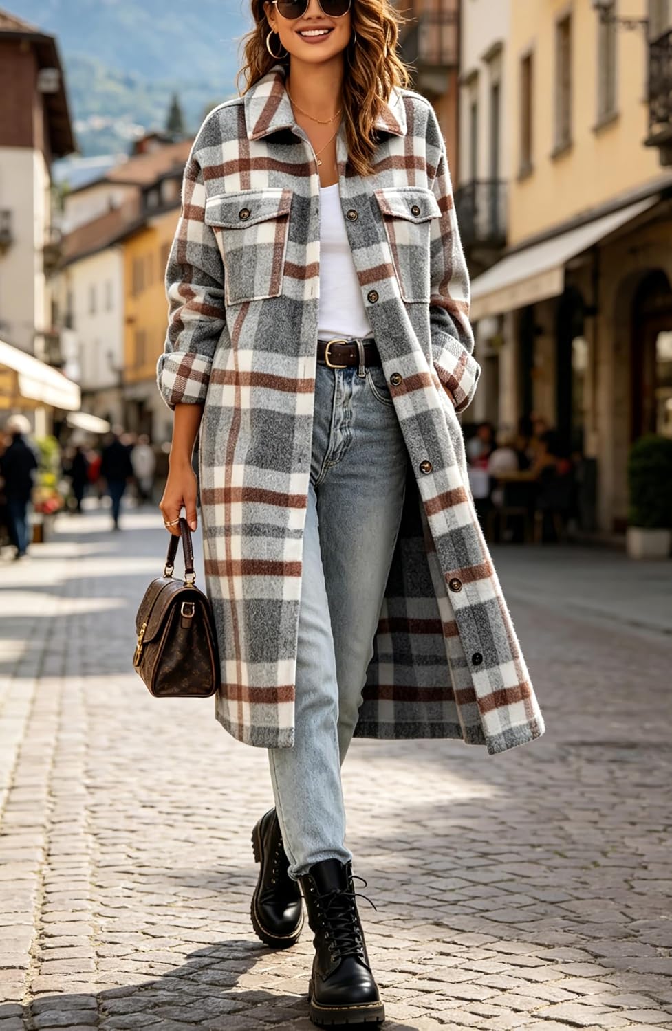 Cozy Plaid Oversized Shacket