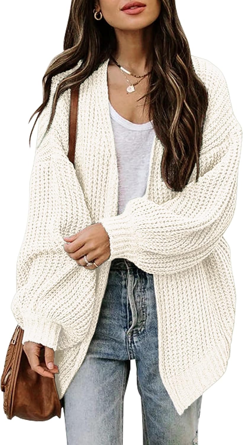 Cozy Open Front Knit Cardigan