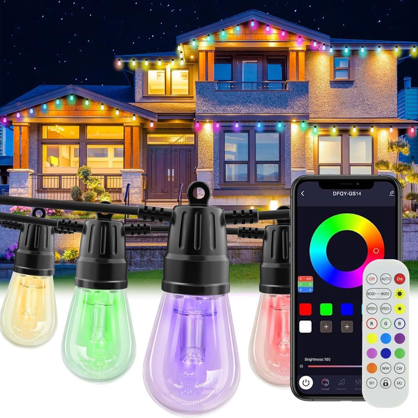 Enchanting Outdoor Fairy Lights