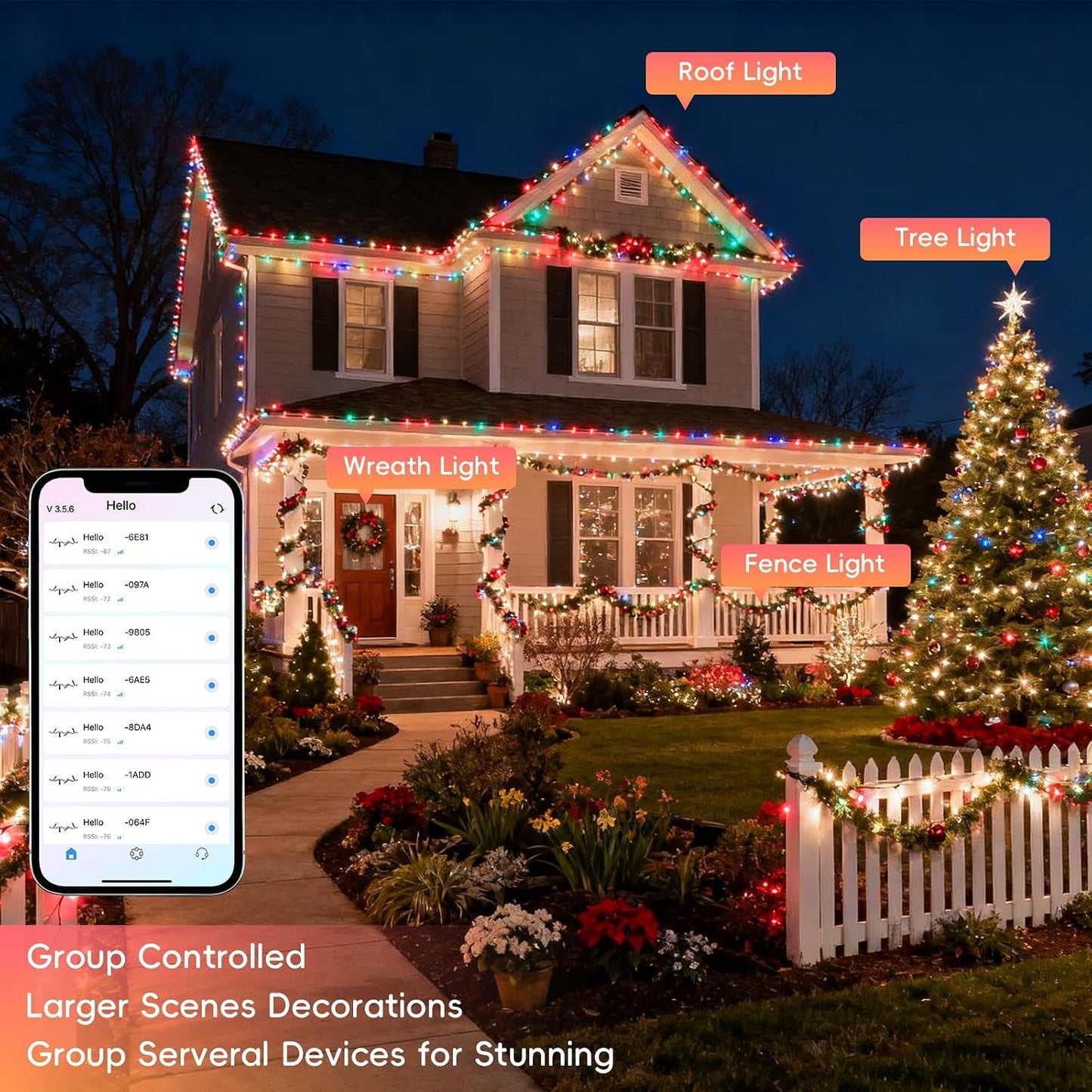 Colorful Smart Holiday Lights