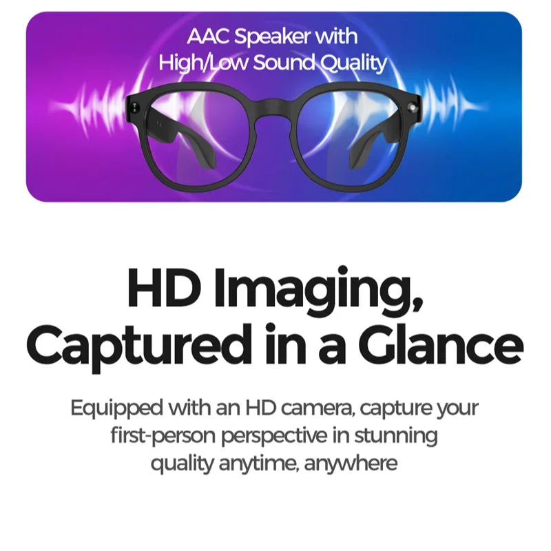 Smart AI Glasses with HD Camera