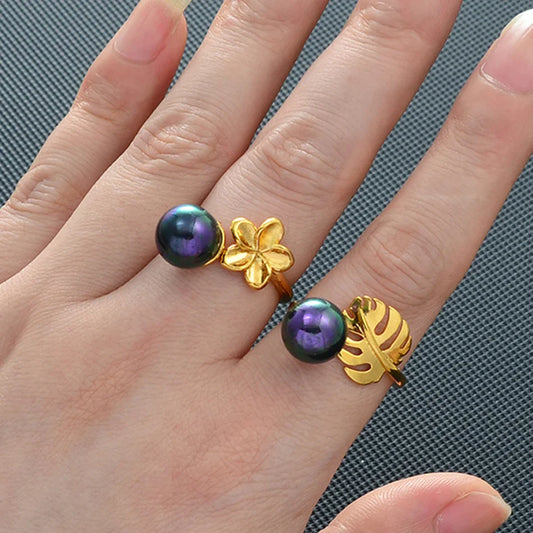 Elegant Hawaiian Pearl Ring