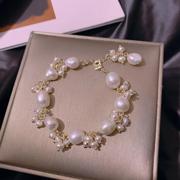Freshwater Pearl Charm Bracelet