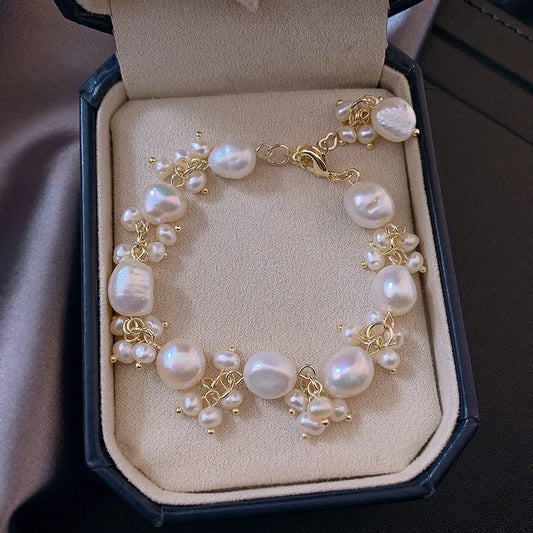 Freshwater Pearl Charm Bracelet