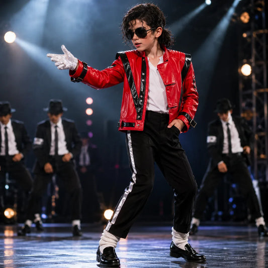 Red Leather Dance Jacket
