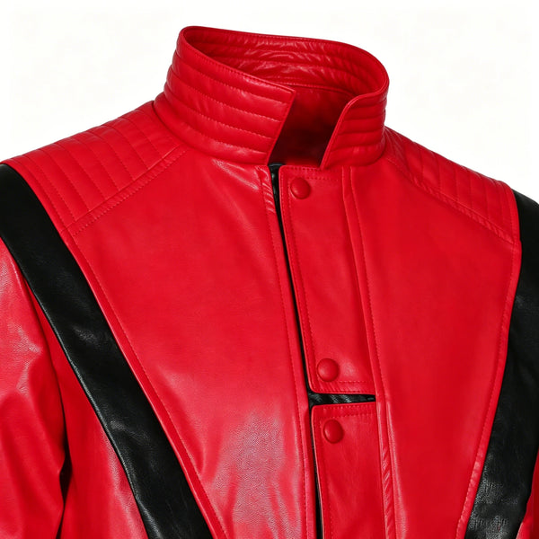 Red Leather Dance Jacket