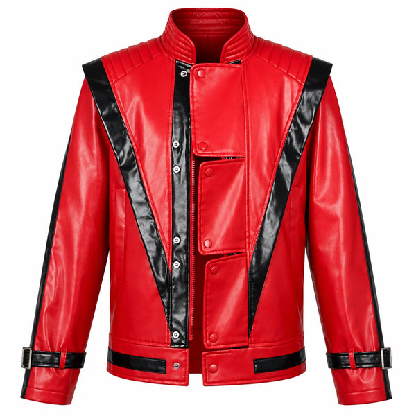 Red Leather Dance Jacket