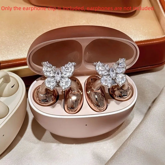 Elegant Butterfly Earphone Clips