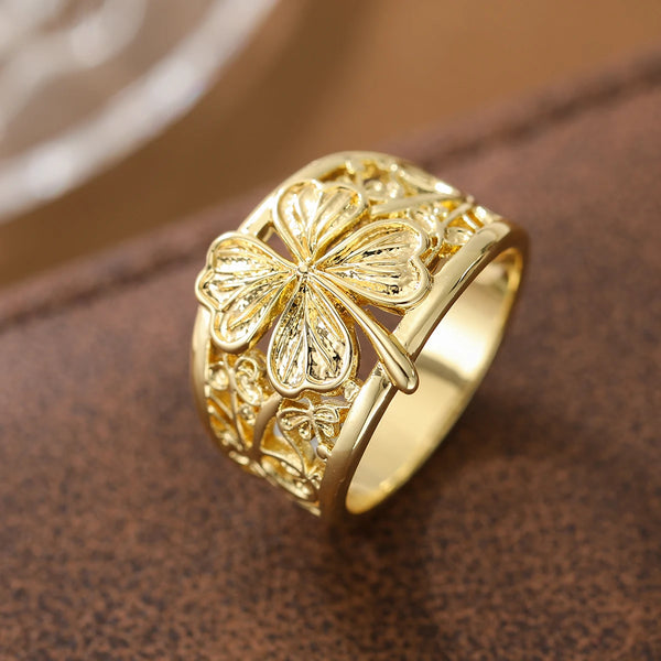 Charming Clover Ring for Women