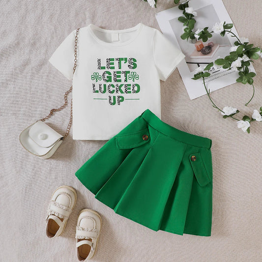 Chic Skirt & Tee Set