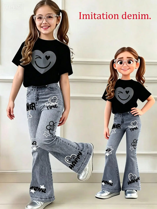 Chic Girls' Summer Outfit Set