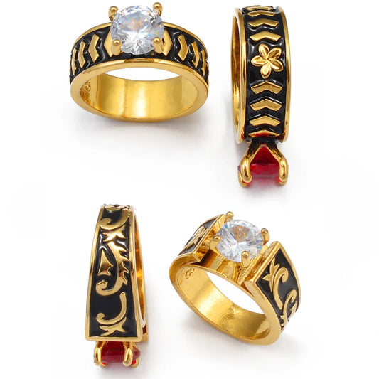 Elegant Island Gemstone Ring