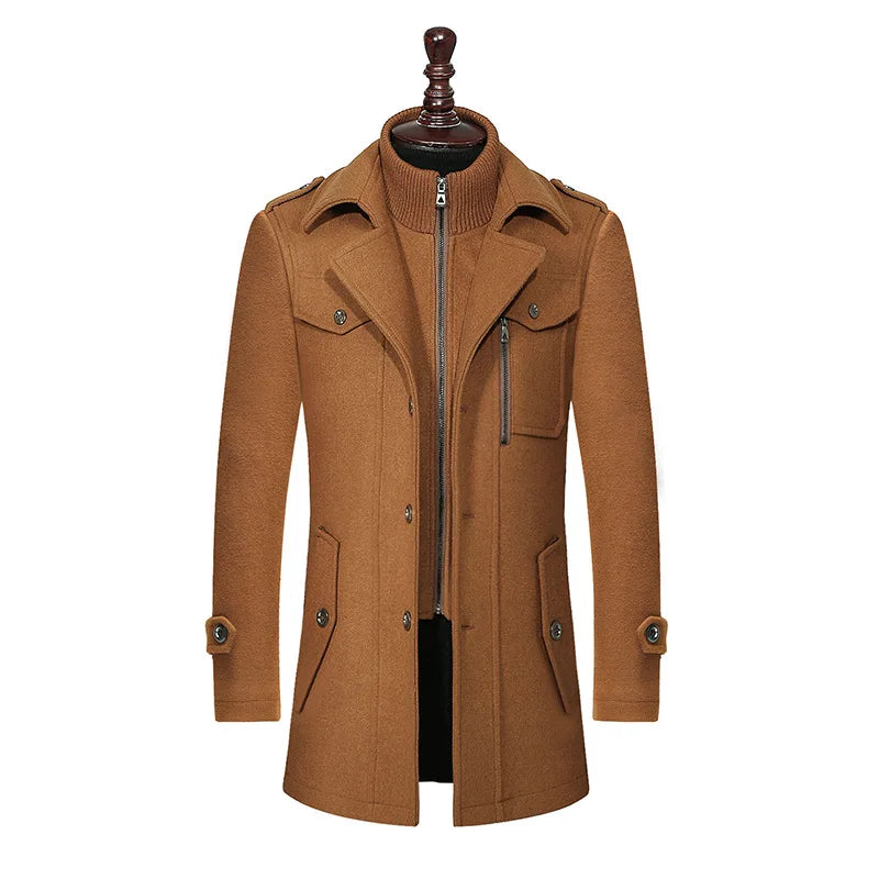 Stylish Men's Winter Overcoat