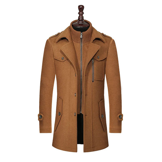 Stylish Men's Winter Overcoat