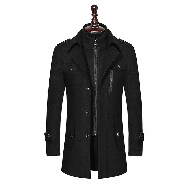 Stylish Men's Winter Overcoat