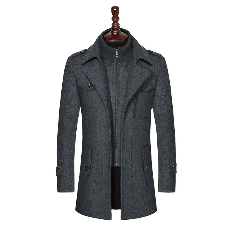 Stylish Men's Winter Overcoat