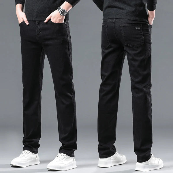 Cozy Winter Denim Trousers
