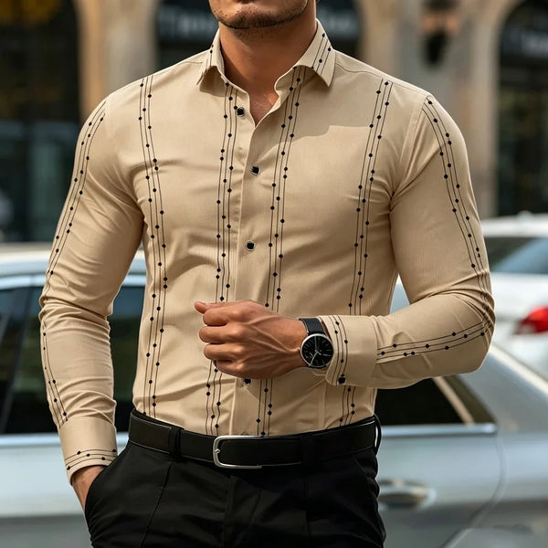 Stylish Stripes & Dots Shirt