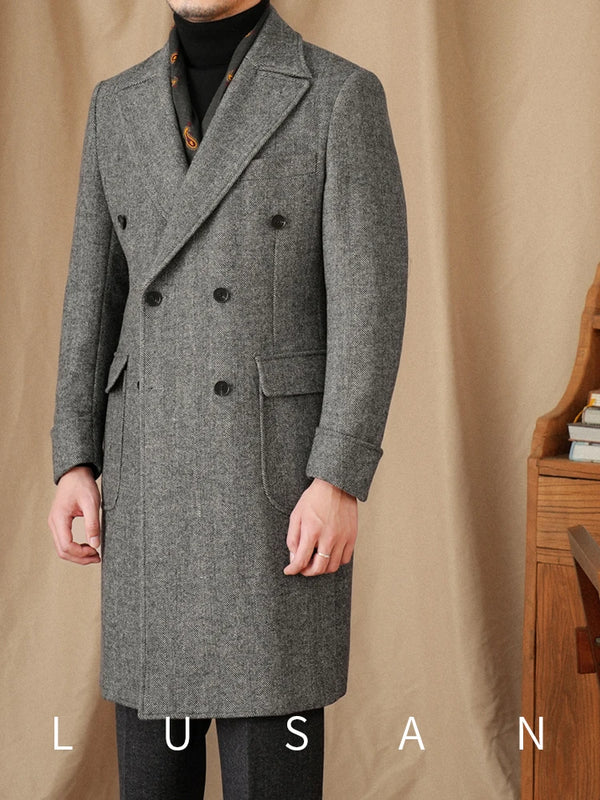 Cozy Italian Wool Polo Coat