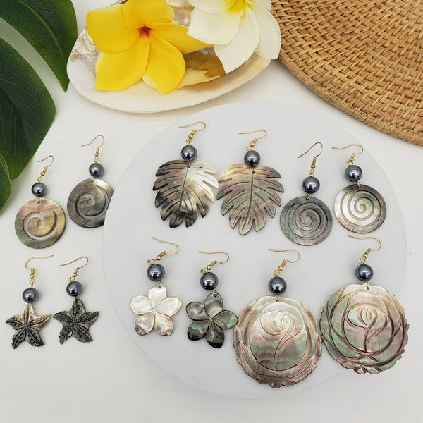 Elegant Island Flower Earrings