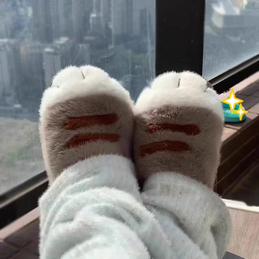 Cozy Kitty Claw Slippers