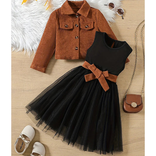 Chic Corduroy Kids Outfit